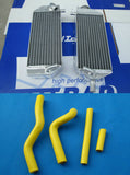 aluminum radiator &  hose FOR Suzuki RM125 RM 125 2001-2008 2002 2003 2004 05