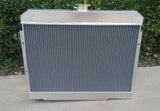 Aluminum Radiator & FAN 1972-1986 V8 Jeep CJ CHEVY CONVERSION 1973 1974 1975 76 77 78