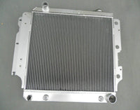 Aluminum Radiator For Jeep Wrangler YJ TJ AMC I4 I6 Engine 1987-2006 2.4/2.5/4.0/4.2L 148/150/242/258Cu AT/MT