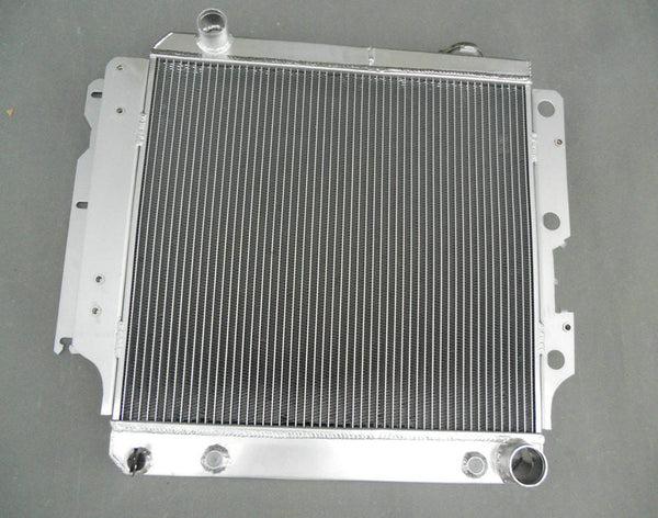 3 Rows Aluminum Radiator & fan for 1987-2006 JEEP WRANGLER YJ AND TJ ALL CHEVY ENGINE