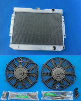 3 ROW Aluminum Radiator + Fans FOR CHEVY BEL AIR/BISCAYNE/CHEVELLE/IMPALA 1959-1963 59 60 61 62 63