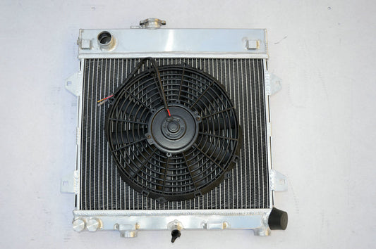 Aluminum radiator & FAN for BMW E30 M10 316i 318i MT 1982-1991 83 84 85 86 80 90 91
