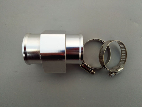 28MM 1.11" Water Temp Gauge Radiator Sensor Adaptor Attachment Aluminum silver