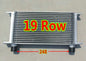 Performance Silver Universal OilCooler FOR 19 Row AN-10AN Engine Transmission Racing Oil Cooler Mocal style