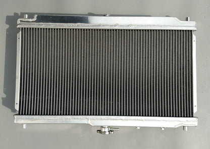 52mm Aluminum Racing Radiator & FANS FOR Mazda MX5 MX-5 Miata NB MT 1.6/1.8L L4 engine 1998-2005 KIT 99 00 01 02 03 04