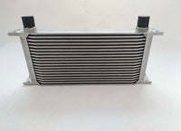 Performance Silver Universal OilCooler FOR 19 Row AN-10AN Engine Transmission Racing Oil Cooler Mocal style