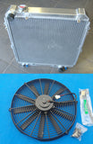 3 Row Aluminum Radiator +FAN for TOYOTA Hilux Surf KZN130 1KZ-TE 3.0TD AT/MT 93-96 94 95