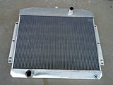 62MM 3 ROW Aluminum Radiator For Mercury CAR WITH Ford 302 V8 Engine Manual 1949 1950 1951 + FANS