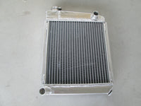 Aluminum  Radiator &Fan for AUSTIN ROVER MINI 1275 GT 1959-1997 Manual MINI COOPER 59 60 67 68 76 91 97