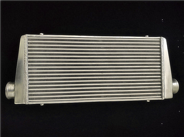 Universal Alloy Intercooler 600x300x76mm 76mm 3" Inlet Outlet Turbo Tubo Pipe