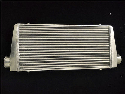 Universal Alloy Intercooler 600x300x76mm 76mm 3" Inlet Outlet Turbo Tubo Pipe