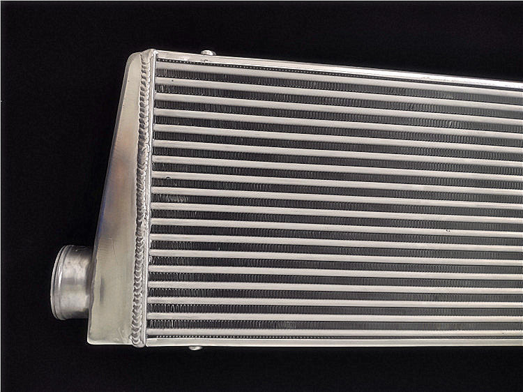 Universal Alloy Intercooler 600x300x76mm 76mm 3" Inlet Outlet Turbo Tubo Pipe