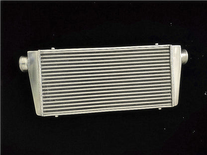 Universal Alloy Intercooler 600x300x76mm 76mm 3" Inlet Outlet Turbo Tubo Pipe