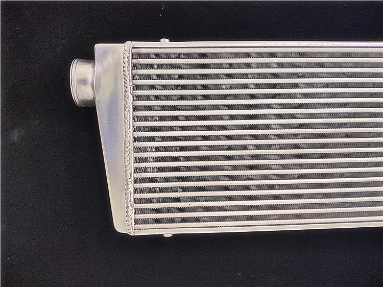 Universal Alloy Intercooler 600x300x76mm 76mm 3" Inlet Outlet Turbo Tubo Pipe