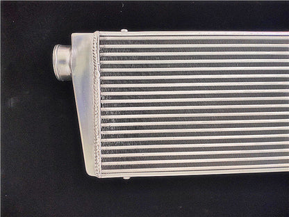 Universal Alloy Intercooler 600x300x76mm 76mm 3" Inlet Outlet Turbo Tubo Pipe