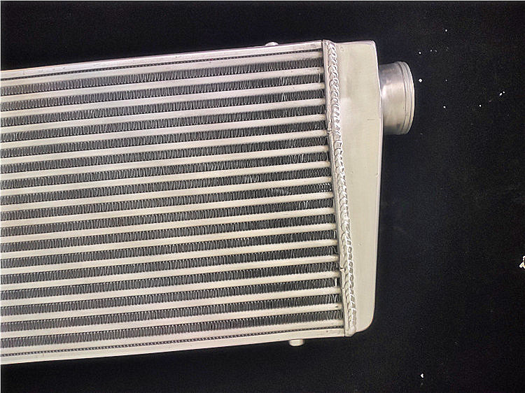 Universal Alloy Intercooler 600x300x76mm 76mm 3" Inlet Outlet Turbo Tubo Pipe