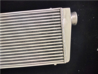 Universal Alloy Intercooler 600x300x76mm 76mm 3" Inlet Outlet Turbo Tubo Pipe