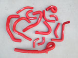 NEW RED Silicone heater hose For Nissan skyline R33 R34 GTR RB26DET