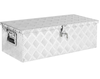 39"× 13"×10" (990 ×330 ×254mm) Aluminum Pickup Truck Heavy Duty Tool Box Trunk Bed Storage