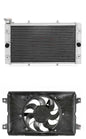 Aluminum Radiator+Shroud Fan For Yamaha Viking 700 YXM700 14-21 YXC700 15-21 Wolverine