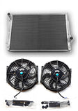 2 Row Aluminum Radiator& FANS For 1999-2006 BMW E46 3-SERIES L6 2.2L 2.5L 2.8L 3.0L M/T 1999 2000 2001 2002 2003 2004 2005 2006