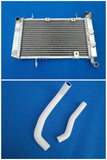 Aluminum Radiator & Hose & Fan FOR 2003-2008 Suzuki LTZ400 KFX400 DVX400 2003 2004 2005 2006 2007 2008