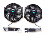 Aluminum Radiator & fans For 1980-1990 Toyota Landcruiser 60 Series HJ60 HJ62 HJ61 MT  HJ47 4.0 D