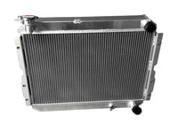 Aluminum Radiator & fans For 1980-1990 Toyota Landcruiser 60 Series HJ60 HJ62 HJ61 MT  HJ47 4.0 D