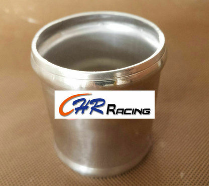57mm 2.25" Aluminum Hose Adapter Tube Joiner Pipe Turbo Coupler Connector L=76mm - CHR Racing