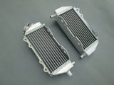 for Kawasaki KX250 KX 250 1999 2000 2001 2002 aluminum radiator&silicone hose - CHR Racing