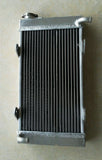 50mm Aluminum Radiator & fans FOR Go Kart go-kart karting 17 3/4"W x 9 1/2"H x 2"T size