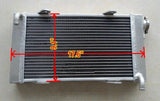 50mm Aluminum Radiator FOR Go Kart go-kart karting 17 3/4"W x 9 1/2"H x 2"T size