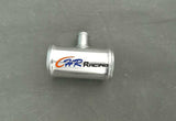 2.5" 63 mm Blow Off Valve Adapter Aluminum T-Pipe Shape Tube for 25mm ID BOV 3 - CHR Racing