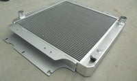 Aluminum Radiator For Jeep Wrangler YJ TJ AMC I4 I6 Engine 1987-2006 2.4/2.5/4.0/4.2L 148/150/242/258Cu AT/MT