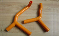 silicone radiator orange hose for KTM 105SX 105XC 03 04 05 06 07 08 2003 2004 2005 09