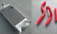 aluminum radiator&silicone red hose KAWASAKI KX80 KX85 KX100 98-2013 2010 2012 2013