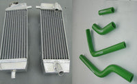 for Kawasaki KX 250 F KXF250 KX250F 04 2004 aluminum radiator + hose - CHR Racing