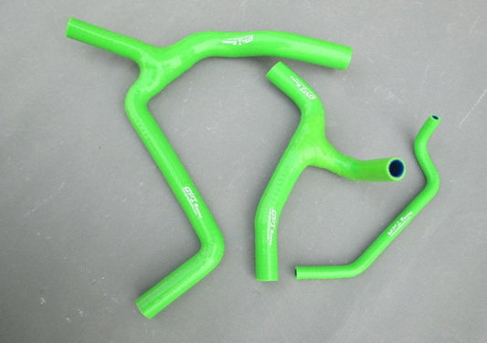 FOR KAWASAKI KX450F KXF450 KX 450F 2009-2015 2012 SILICONE RADIATOR HOSE green - CHR Racing