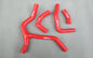 silicone radiator hose for HONDA CRF450 CRF450R CRF 450 R 2015 2016 15 16 WHITE