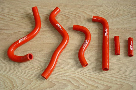 silicone radiator hose FOR Kawasaki KX250 KX 250 1999 2000 2001 2002 99 00 red