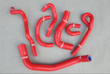 FOR NISSAN SKYLINE GT-S/GT-T R33,R34 RB25DET SILICONE COOLANT HOSE KIT RED - CHR Racing