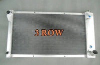 3 ROW Aluminum Radiator For 1967 -1972 68 Chevy C10 C20 K10 K20 K30+ SHROUD+FANS - CHR Racing