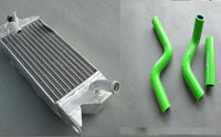 aluminum radiator & silicone hose KAWASAKI KX80 KX85 KX100 1998-2009 2003 2004 - CHR Racing