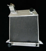 62MM Aluminum radiator&Shroud Fans for Morgan Plus 4 Plus Four Base/Sport /Super Sports/Plus 1964-1968 1965 1966 1967 1.5L 2.1L MT