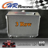 FOR 68-74 Dodge Charger/Challenger 70-74/68-72 Plymouth GTX Radiator+SHROUD+FANS - CHR Racing