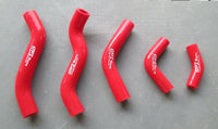 SILICONE RADIATOR COOLANT HOSE KIT FOR HONDA CR125R CR125 1998-1999 98 99 RED - CHR Racing