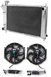 3 row Aluminum Radiator & fans For 1994-1996 Ford Mustang GT/GTS/SVT 3.8L 5.0L MT 1994 1995 1996