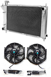 3row Aluminum Radiator & fans For 1994-1996 Ford Mustang GT/GTS/SVT 3.8L 5.0L MT 1994 1995 1996