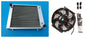 Aluminum Radiator & fan for  1989-1994  Land Rover Defender & Discovery 200 TDI 2.5 Turbo diesel   1989 1990 1991 1992 1993 1994