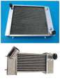 Aluminum Radiator & Intercooler for  1989-1994  Land Rover Defender & Discovery 200 TDI 2.5 Turbo diesel  BTP1823  1989 1990 1991 1992 1993 1994